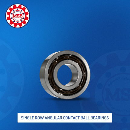 SINGLE ROW ANGULAR CONTACT BALL BEARINGS