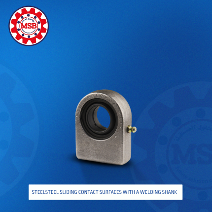 STEEL/STEEL SLIDING CONTACT SURFACES WITH A WELDING SHANK